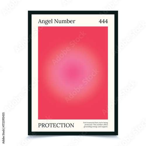 Aura gradient y2k poster 444