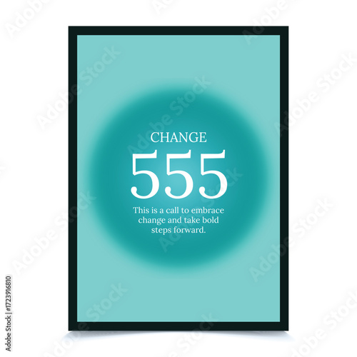 Aura gradient y2k poster 555