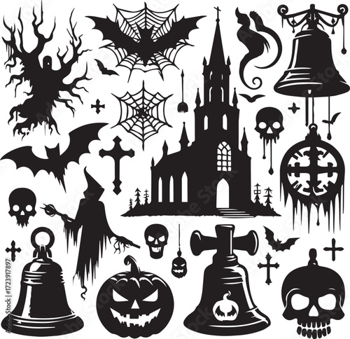 Halloween Silhouettes Icons