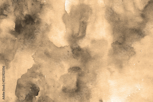 Old textured paper for scrapbook collage backgrounds. Hand painted background