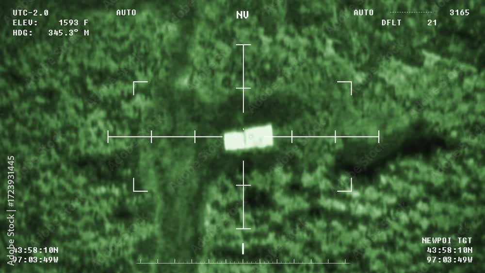Scanning Territory And Taking Aim With Infrared Camera In Modern ...