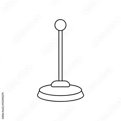 Outline drawing of a wrench on transparent background