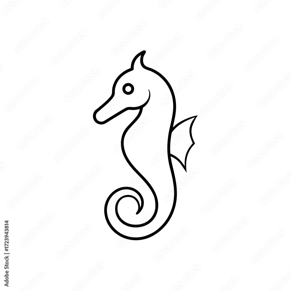 Fototapeta premium Beach umbrella on sand outline on transparent background