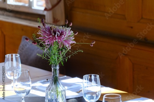 Blumendekoration Gastronomie