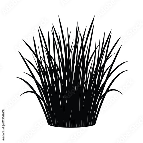 Zoo Keeper element isolated grass bundle on white background