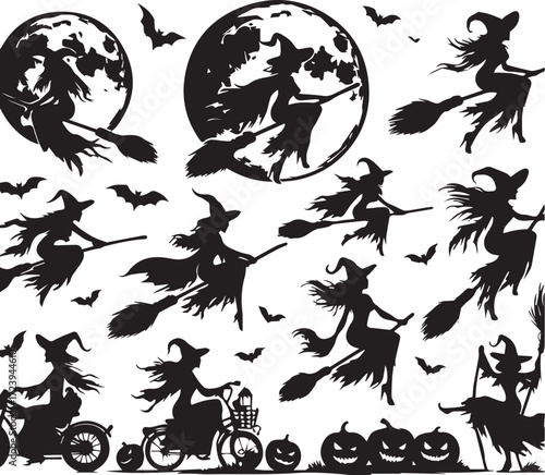 Halloween Silhouettes Icons