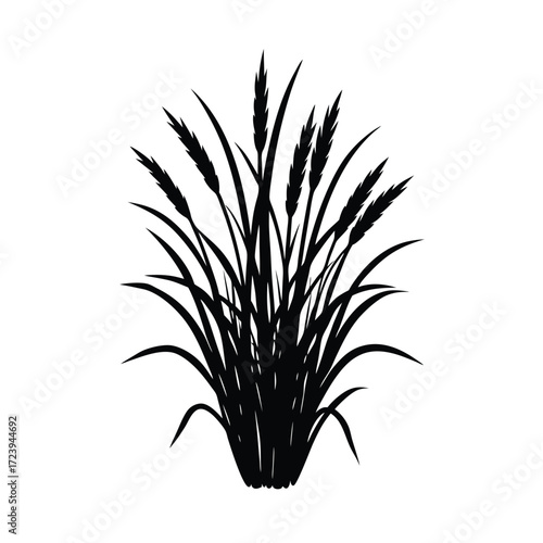 Zoo Keeper element isolated grass bundle on white background