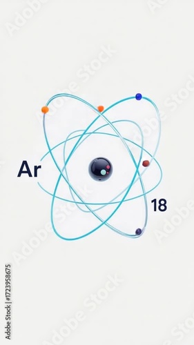 Atom structure illustration