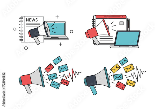 Digital marketing and communication strategies for business growth.