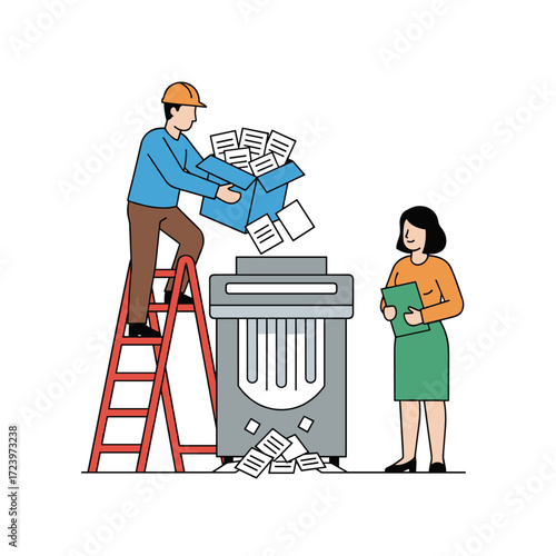 Develop a new product vector illustration concept, featuring a flat illustration isolated on a white background