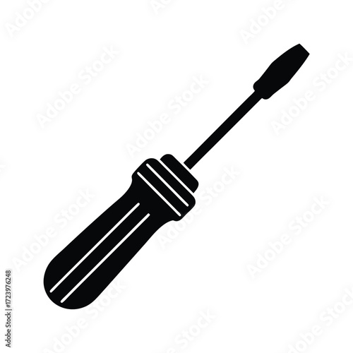 Zoo Keeper element isolated screwdriver on white background