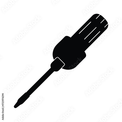 Zoo Keeper element isolated screwdriver on white background