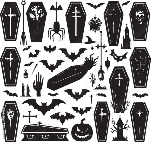 Halloween Silhouettes Icons