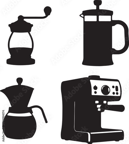 Vintage blender silhouette graphic design