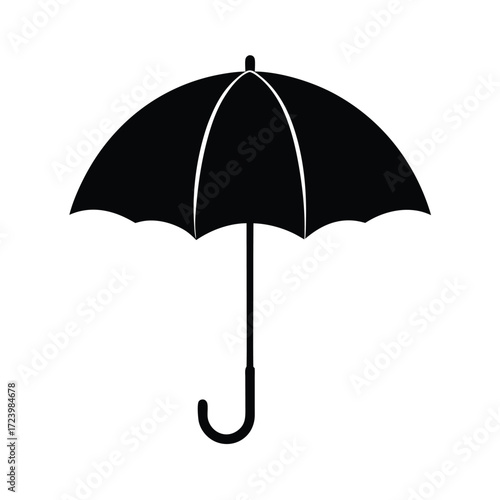 Zoo Keeper element isolated umbrella on white background