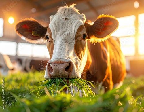cow in the field