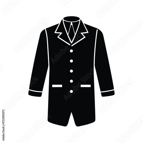 Zoo Keeper element isolated uniform on white background
