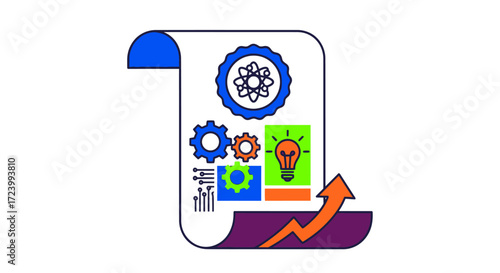 Innovative technological advancements in science and business.