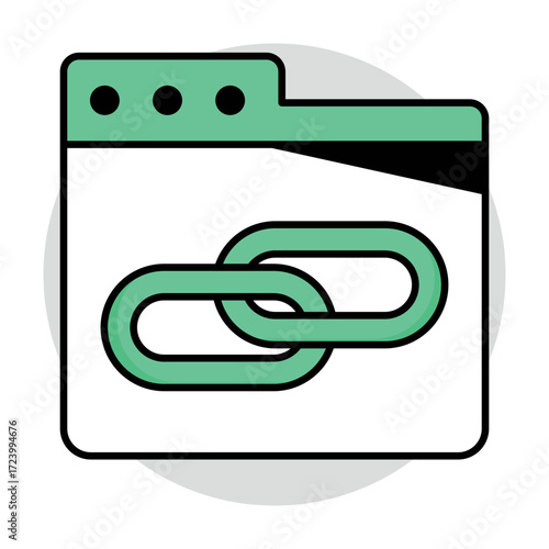 Web Development Colored Outline Icons