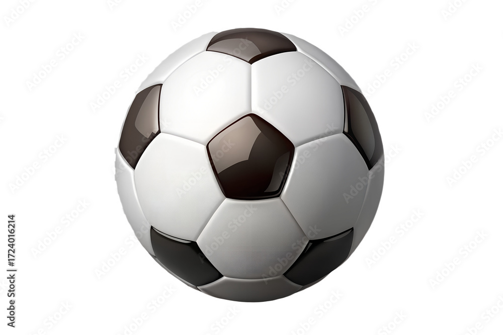 Obraz premium Soccer ball egg shape on a black background for Easter celebration