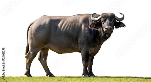 buffalo isolated on white background