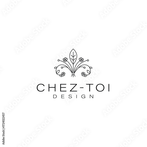 Aesthetic Real estate and interior design logo