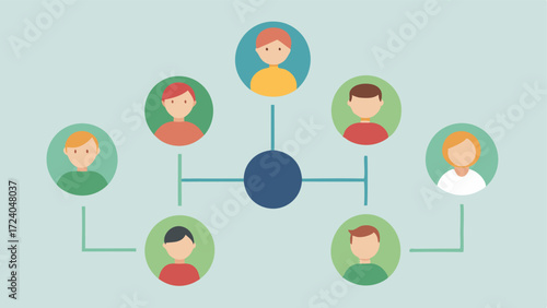 Family Tree of Genetic Traits A visual representation of a family tree indicating inherited genetic traits that can lead to cancer emphasizing the personalized approach to therapy.