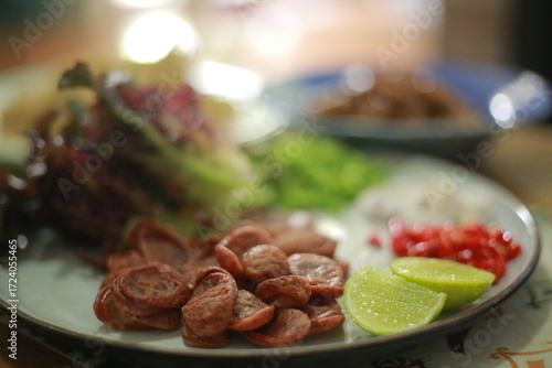 meat with vegetables