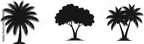 Black silhouette citrus orange fruit slice vector illustration, fresh organic healthy food design, isolated natural graphic clipart for modern juice market branding