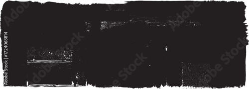 Grunge textured banner with rough edges. Speckled texture. Overlay grunge texture . Simply place texture over any object to create grunge effect . Banner with scratched surface for your design.