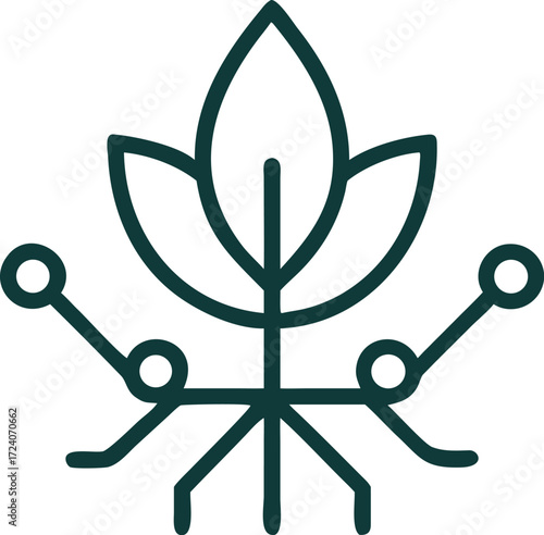 Fleur de lis symbol vector illustration design, a royal cross icon art logo