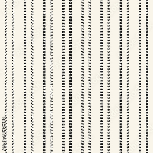 Monochrome Grain Broken Variegated Stripes Pattern