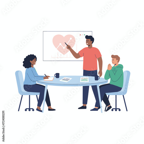 A startup team seeking fresh ideas