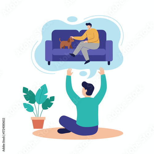People share their stories with the world of social media; this concept can be used for web banners, infographics, and hero images, featuring a flat vector illustration set against a white background