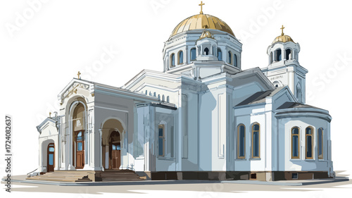 Sacred Church Vector Art for Spiritual Designs and Religious Projects