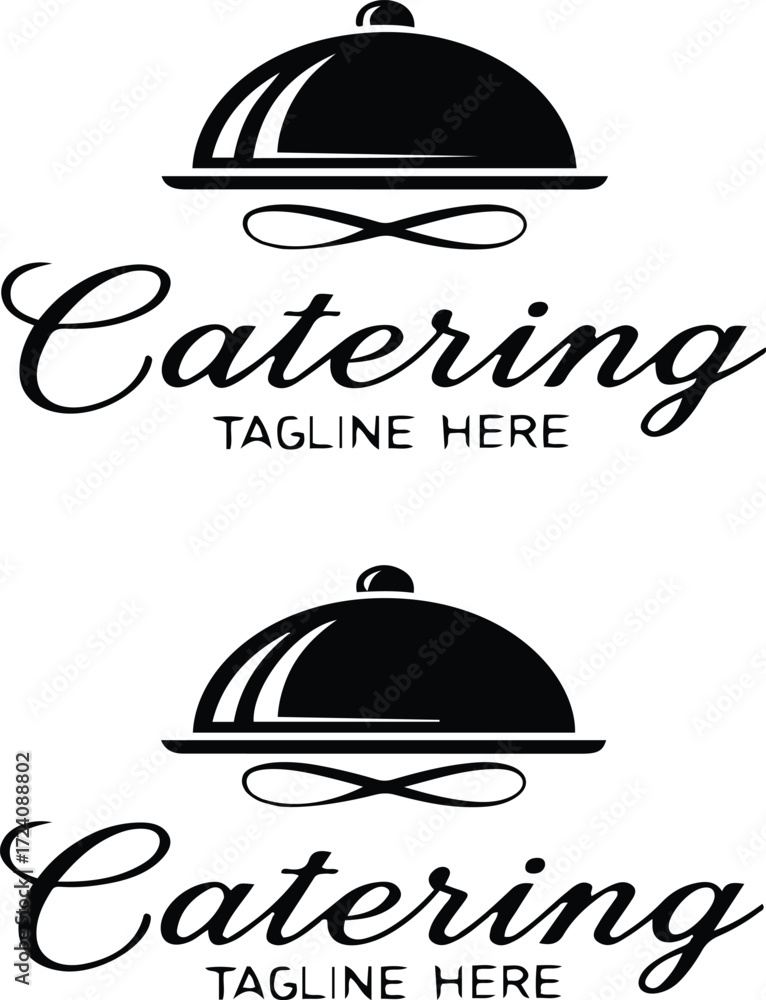 Fototapeta premium Catering Logo Vector Illustration