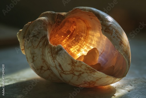 Seashell, light, warm, interior