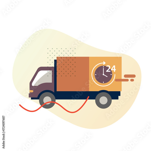 High Speed 24H Delivery Service Available - Icon