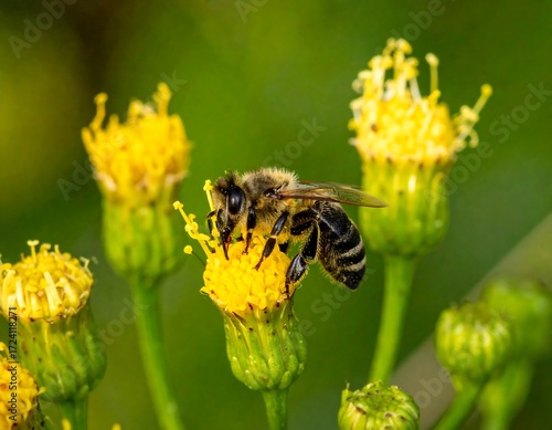 Honeybee on a flower (1)