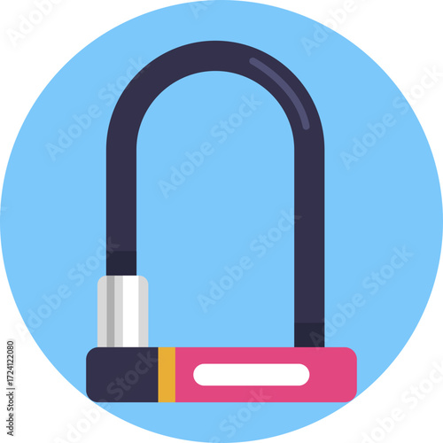 A device used to secure bicycles and prevent theft.
