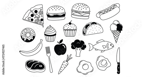 fast foods vector