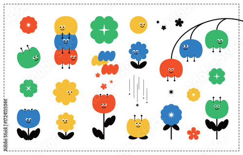 playful flower fairies
