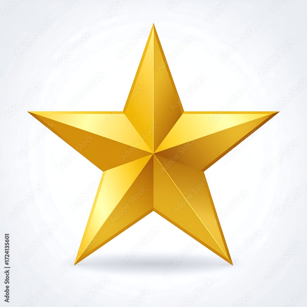 Obraz premium Golden star graphic (1)
