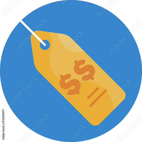 A stylish price tag symbolizing high-end products and luxury purchases.