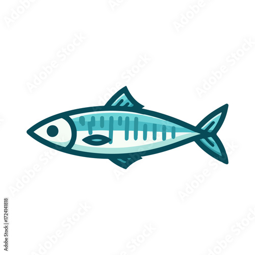 
sardine fish illustration design