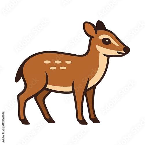 
mouse deer illustration design
