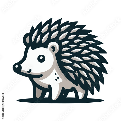 
hedgehog illustration design