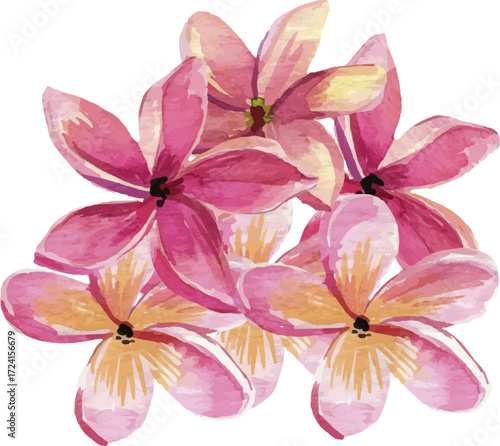 Tropical Floral Vector Pattern