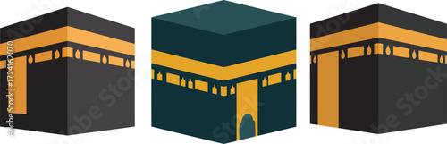 Kaaba vector icon