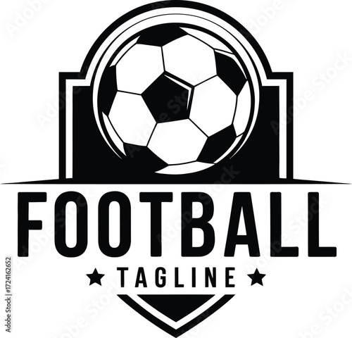 Football badge emblem.